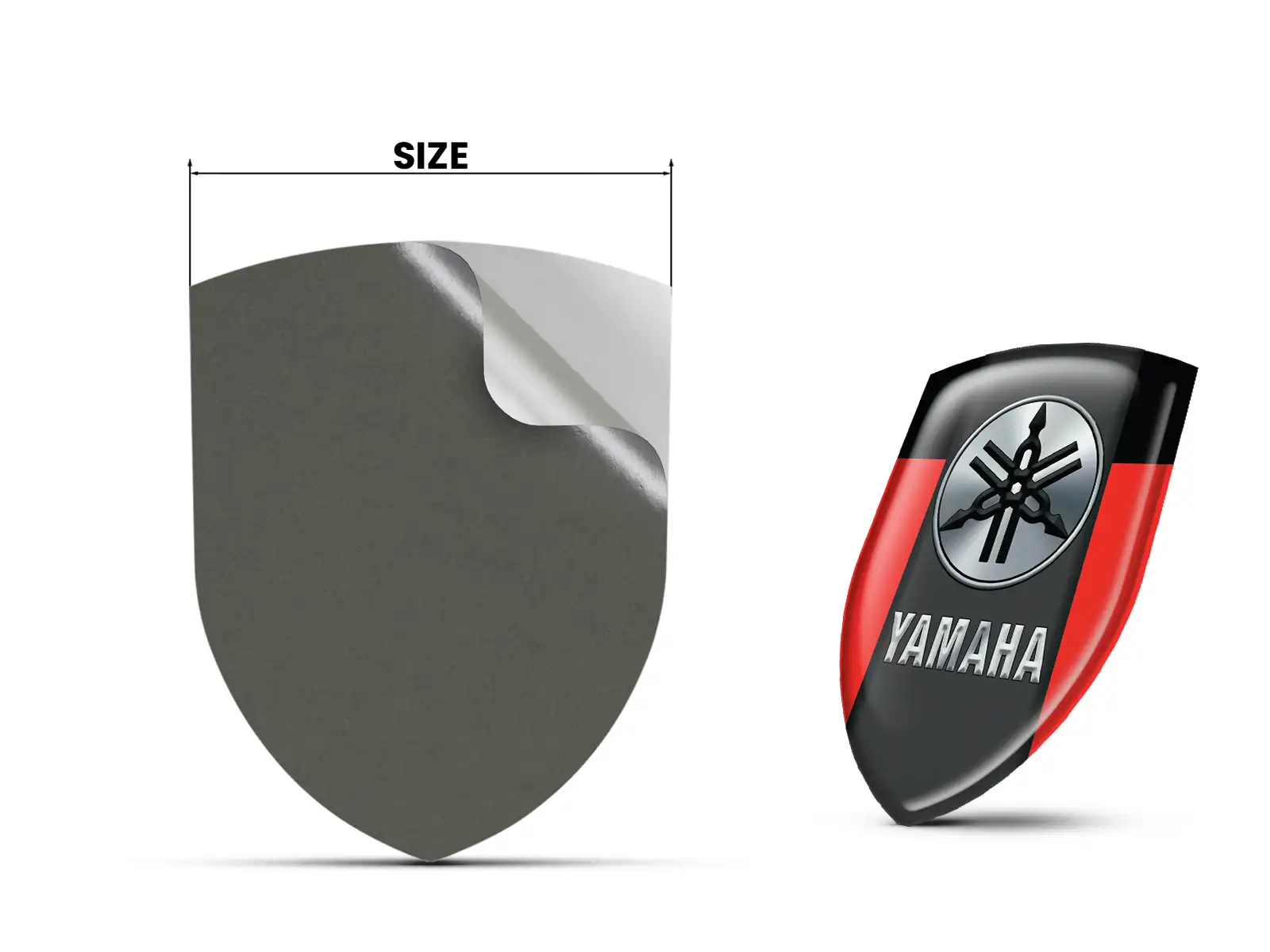 Yamaha Logosticker Hochwertig Minimal Design Personalisierbar